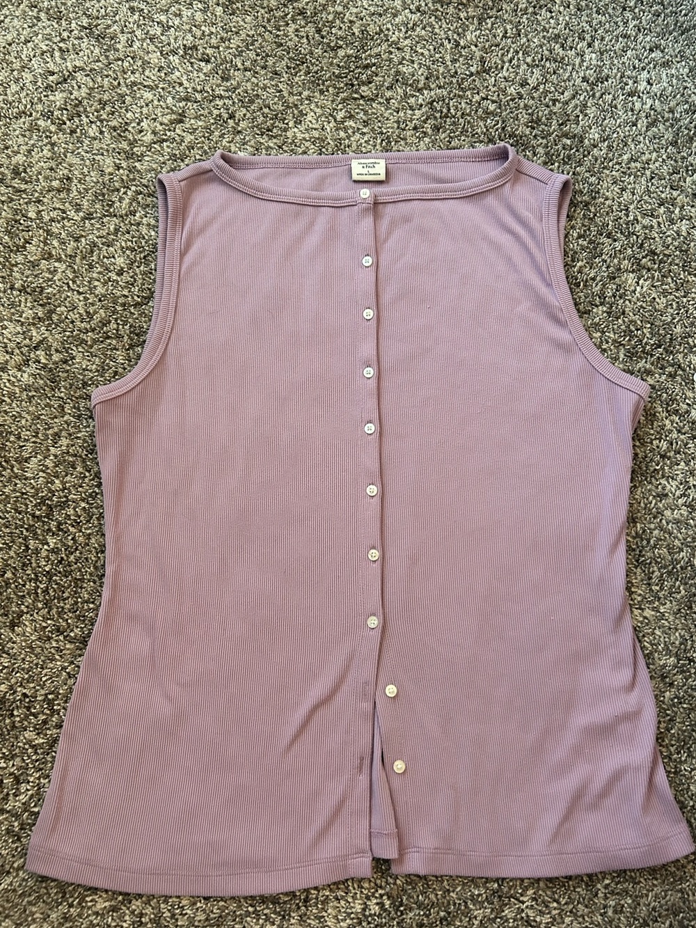 A&F Button Front Tank